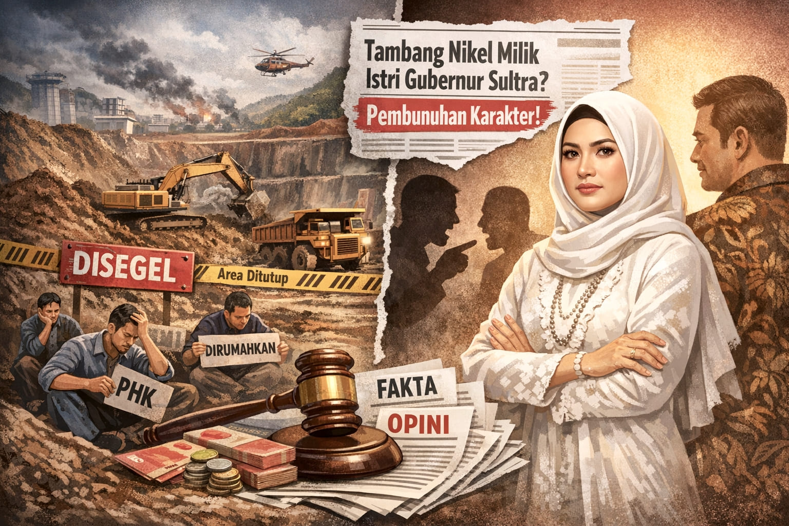 Isu Tambang PT TMS Dinilai Sarat Opini, Tuduhan ke Istri Gubernur Sultra Upaya Pembunuhan Karakter