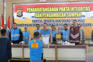 Polda Sultra Tegaskan Rekrutmen SIPSS 2026 Bersih dan Transparan, Pakta Integritas Ditandatangani