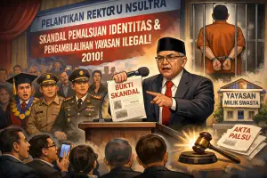 Podium Pidato Berubah Jadi Pengadilan: Skandal Pemalsuan Yayasan Unsultra Terbongkar Saat Pelantikan Rektor