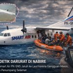 Pesawat Smart Air PK-SNS Jatuh ke Perairan Nabire Usai Lepas Landas, Seluruh Penumpang Selamat