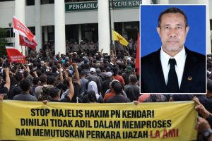 Vonis Ijazah Palsu Dipersoalkan, Massa Kepung PN Kendari: Hakim Dinilai Tutup Mata