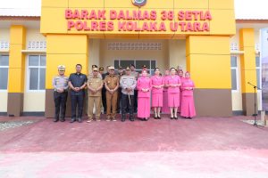 Kapolda Sultra Kunjungi Kolaka Utara, Serahkan Barak Personel dan Perkuat Sinergi Polri–Pemda