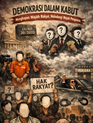 Menghapus Wajah Rakyat, Melindungi Wajah Penguasa: Demokrasi di Bawah Kabut Asap UU No. 20/2025
