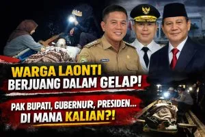 Viral! Warga Laonti Rujuk Pasien di Laut Gelap Pakai Senter, LIRA Sultra Claster 45: Ini Darurat Kemanusiaan