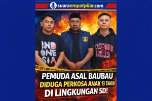 Pemuda Asal Baubau Ditangkap Polres Muna, Diduga Perkosa Anak 13 Tahun di Lingkungan SD
