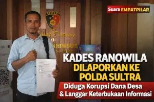 Kades Ranowila Dilaporkan ke Polda Sultra, Diduga Langgar Keterbukaan Informasi dan Korupsi Dana Desa