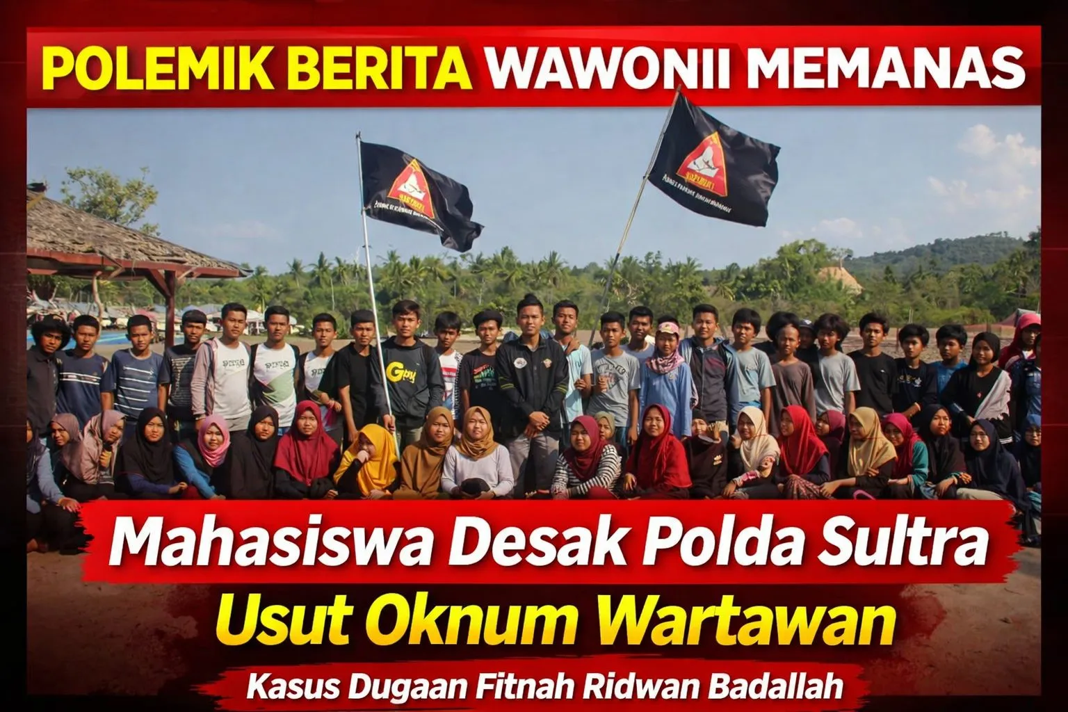 Kasus Dugaan Fitnah Ridwan Badallah Memanas, GPMI Dukung Polda Sultra Usut Oknum Wartawan