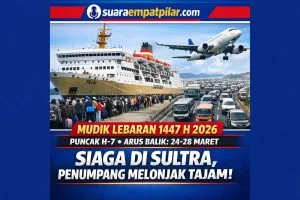 Puncak Arus Mudik Lebaran 2026 di Sultra, Pelni Kendari Siapkan Antisipasi Lonjakan Penumpang