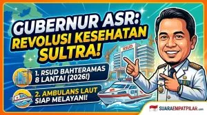 Gubernur Sultra Perintahkan Pembangunan Gedung RSUD Bahateramas Delapan Lantai Segera Dimulai