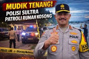 Kapolda Sultra Perintahkan Patroli Rumah Kosong Saat Ditinggal Mudik Lebaran 1447 H