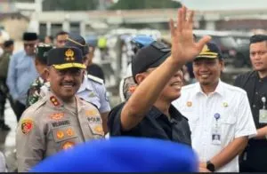 Didampingi Kapolda Sultra, Gubernur ASR Resmi Lepas Program Mudik Gratis Lebaran 2026