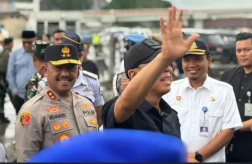 Didampingi Kapolda Sultra, Gubernur ASR Resmi Lepas Program Mudik Gratis Lebaran 2026