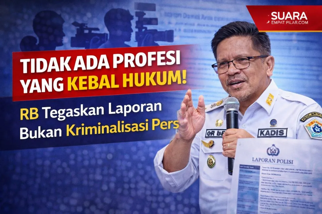 RB Tegaskan Laporan ke Polda Sultra Bukan Kriminalisasi Pers: Tidak Ada Profesi yang Kebal Hukum