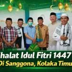 Shalat Idul Fitri 1447 H di Masjid Al Muhajirin Sanggona Kolaka Timur Berlangsung Khidmat, Ini Pesan Bupati