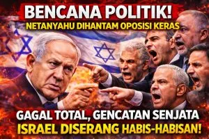 Oposisi Israel Sebut Gencatan Senjata Iran “Bencana Politik”, Netanyahu Diserang