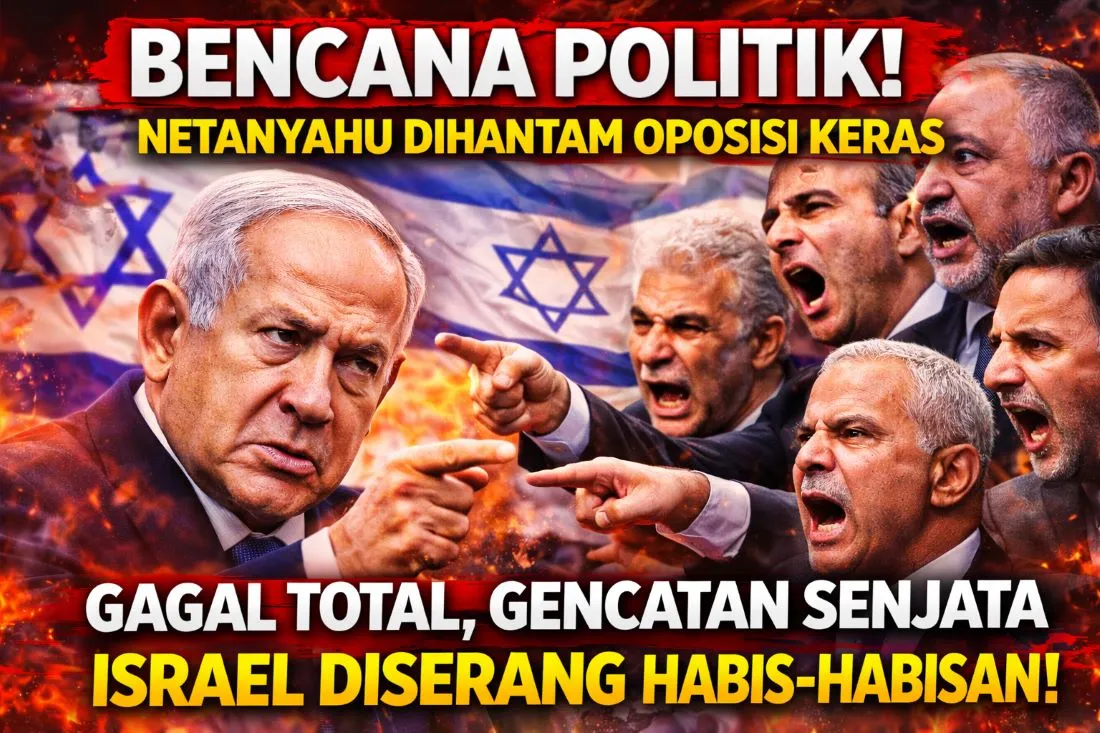 Oposisi Israel Sebut Gencatan Senjata Iran “Bencana Politik”, Netanyahu Diserang