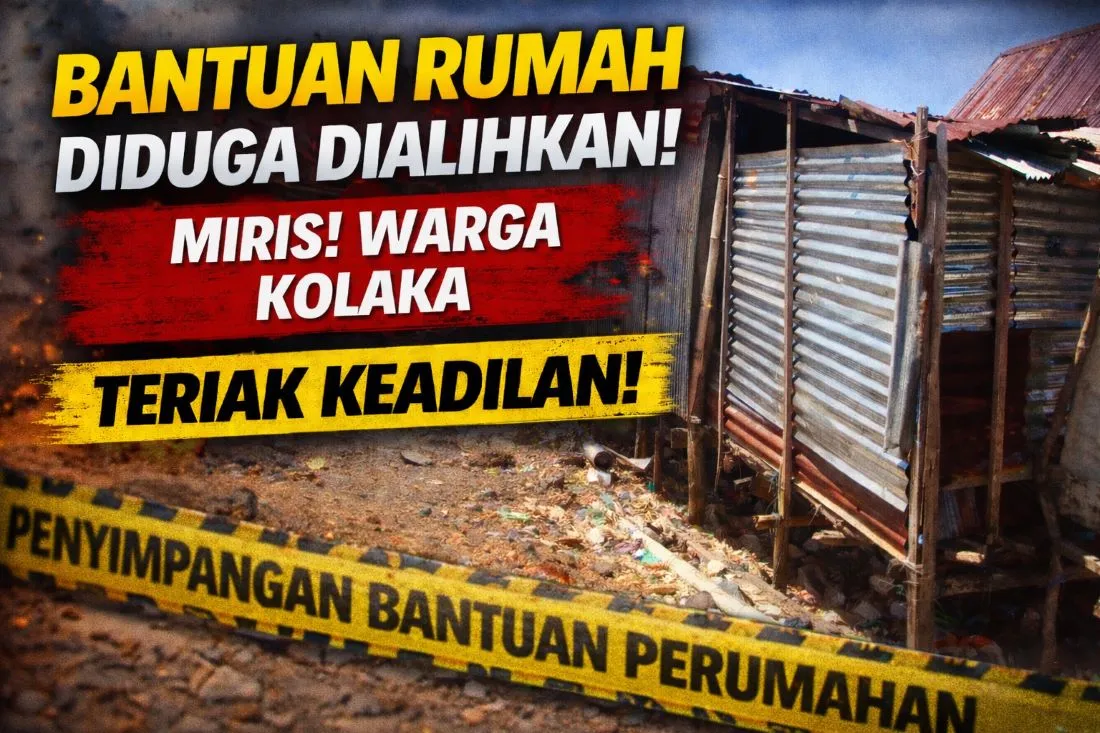 Bantuan Rumah di Kolaka Sengaja Dialihkan, Kades Puu Lawulo Disorot