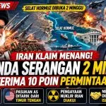 Iran Klaim Menang Lawan AS, Trump Tunda Serangan 2 Minggu dan Buka Negosiasi