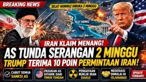 Iran Klaim Menang Lawan AS, Trump Tunda Serangan 2 Minggu dan Buka Negosiasi