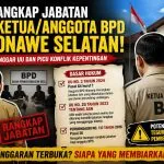 Rangkap Jabatan ASN Jadi Anggota BPD di Konawe Selatan Disorot, Diduga Langgar UU Desa dan UU ASN