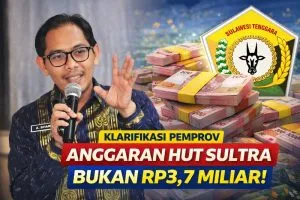 Pemprov Sultra Tegaskan Anggaran HUT ke-62 Bukan Rp3,7 Miliar, Hanya Rp1,97 Miliar