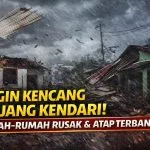 Angin Kencang Terjang Kendari, Sejumlah Rumah Rusak
