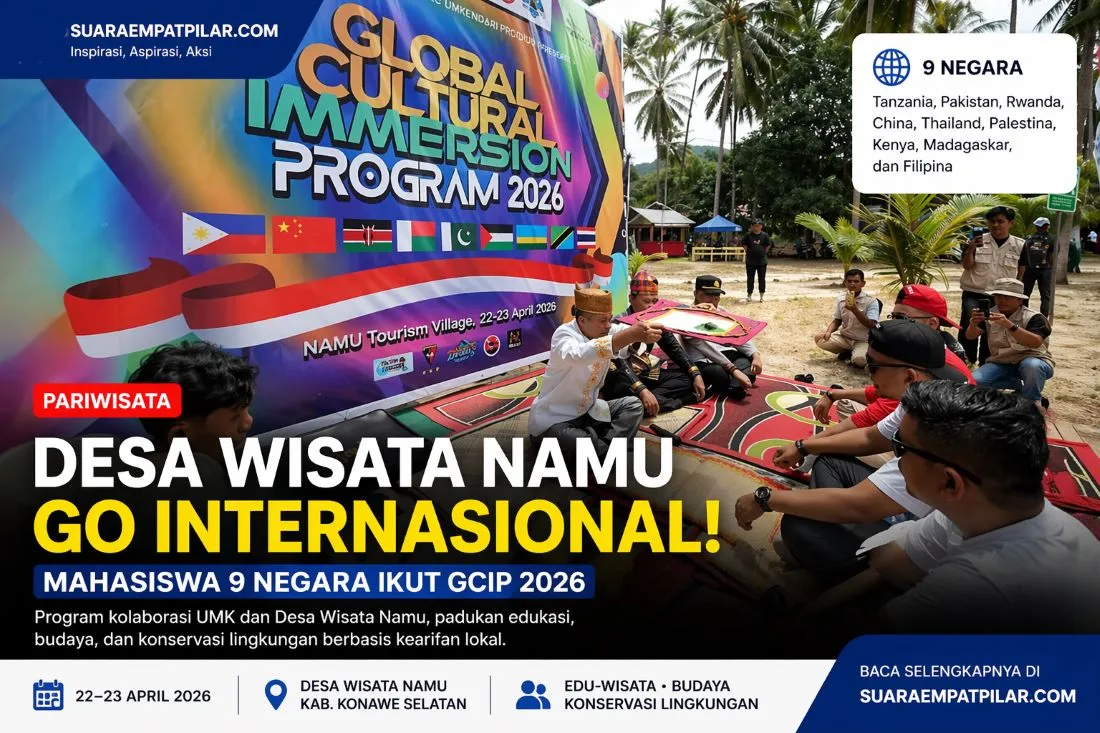 Desa Wisata Namu Go Internasional, GCIP 2026 Hadirkan Mahasiswa dari 9 Negara