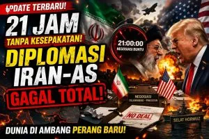 21 Jam Negosiasi Iran-AS Gagal, Dunia Terancam Eskalasi Konflik