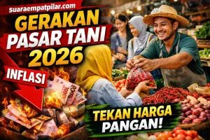 Pemprov Sultra Gelar 24 Gerakan Pasar Tani 2026 untuk Kendalikan Inflasi dan Stabilkan Harga Pangan