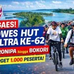 Gowes HUT Sultra ke-62, Target 1.000 Peserta