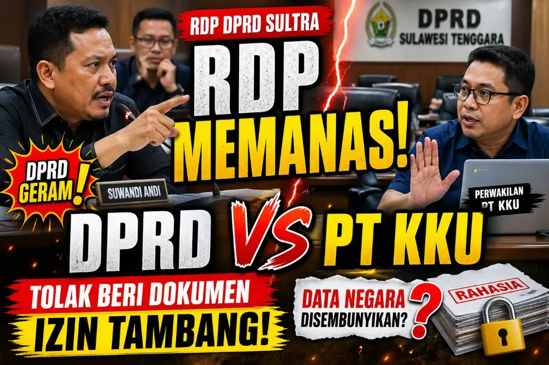RDP DPRD Sultra Memanas, PT KKU Tolak Serahkan Dokumen Izin Tambang