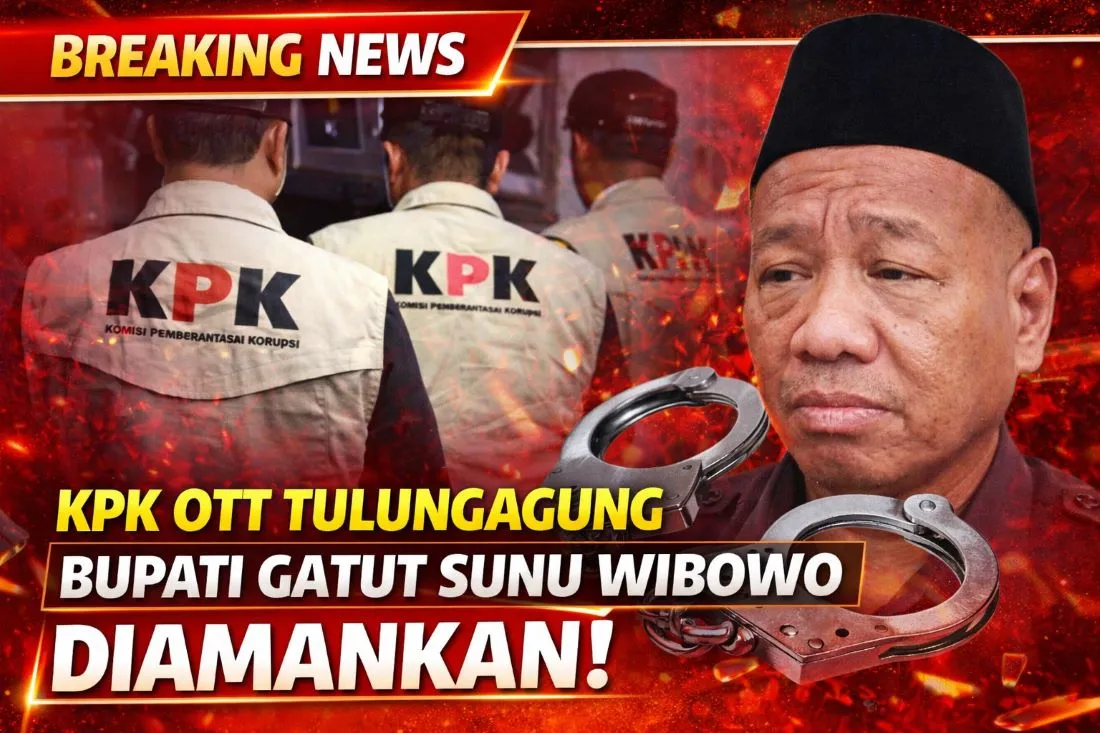 KPK OTT Tulungagung, Bupati Gatut Sunu Wibowo Diamankan