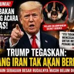 Penembakan Guncang Acara Elite AS, Trump Tegaskan Perang Iran Tak Akan Berhenti