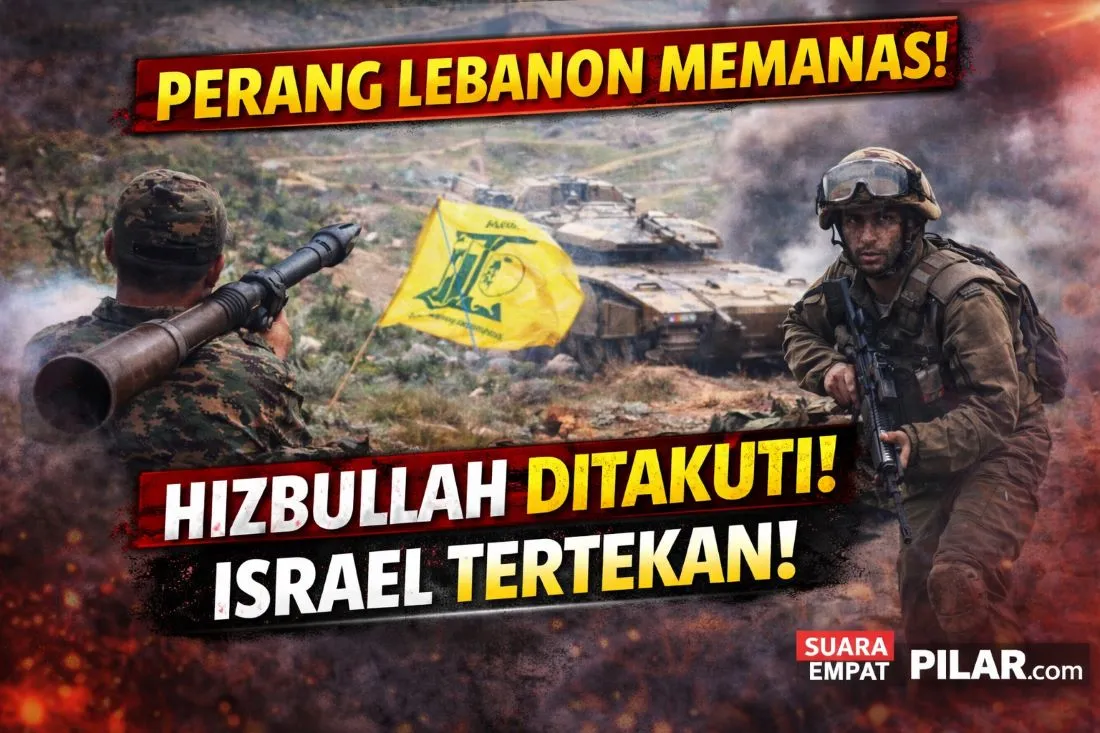 Perang Lebanon Memanas, Hizbullah Tekan Israel di Perbatasan