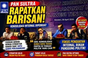 PAN Sultra Perkuat Konsolidasi Internal Lewat Rakorwil, Siapkan Mesin Politik Hadapi Dinamika