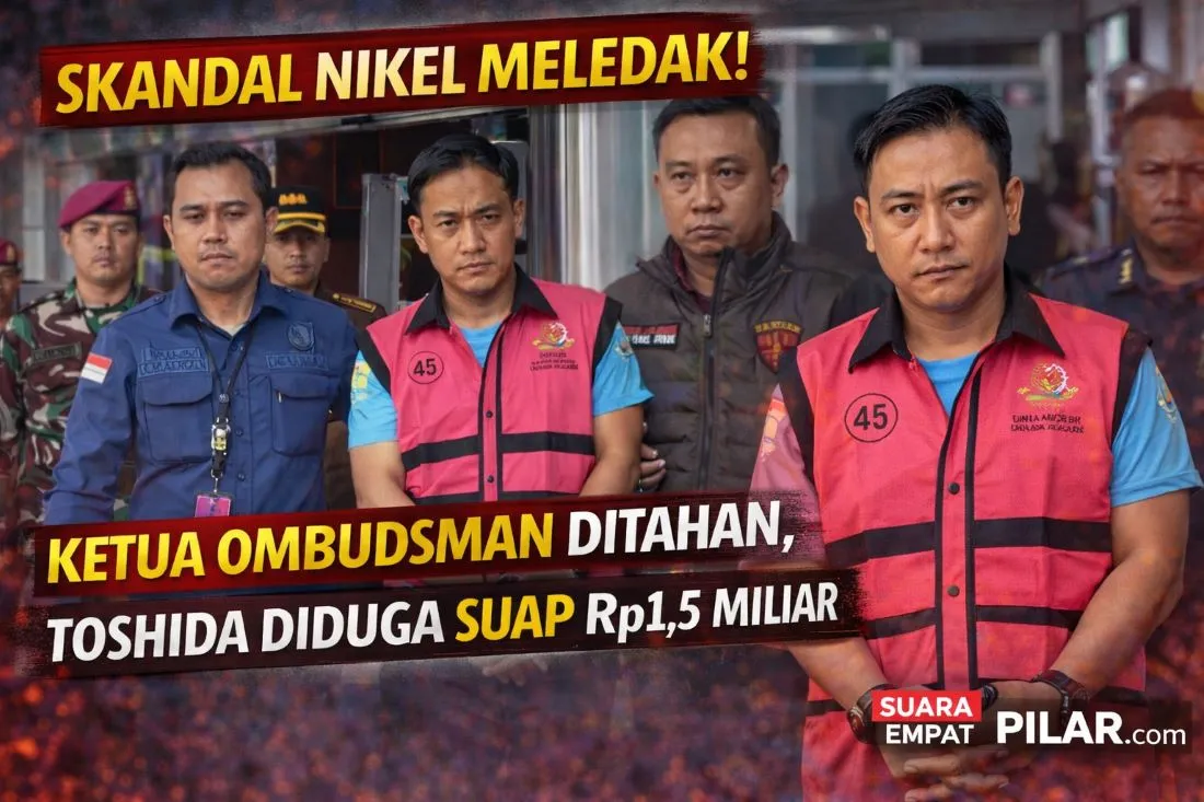 Skandal Nikel! Ketua Ombudsman Ditahan, Toshida Diduga Suap Rp1,5 Miliar
