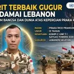 Prajurit TNI Rico Pramudia Gugur di Lebanon, Korban Serangan di Markas UNIFIL