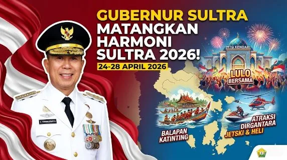 Harmoni Sultra 2026 Siap Digelar, 40 Agenda Meriahkan HUT ke-62 Sulawesi Tenggara