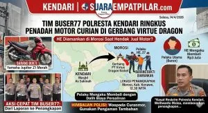 Motor Hilang di Depan Masjid, Penadah Ditangkap di Morosi