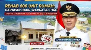 Pemprov Sultra Genjot Program RTLH 2026, Target 600 Rumah Layak Huni di 10 Daerah