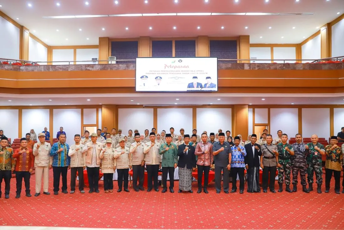 Gubernur Sultra Lepas 37 Petugas Haji 2026, Siap Layani 2.078 Jemaah ke Tanah Suci
