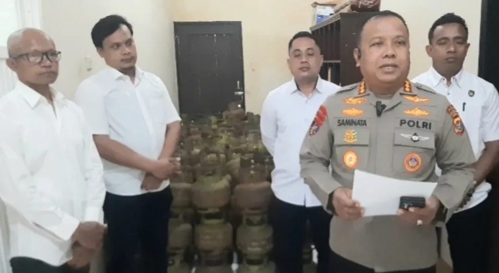 Polda Sultra Gagalkan Penyelundupan 235 Tabung LPG Subsidi di Konawe Selatan