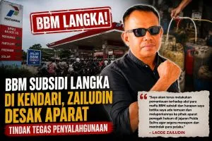 BBM Subsidi Langka di Kendari, Laode Zailudin Desak Aparat Tindak Tegas Penyalahgunaan
